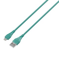 Кабель LDNIO LS611 USB — Micro USB 1 м, 30 Вт (зеленый) цена и информация | Кабели для телефонов | pigu.lt