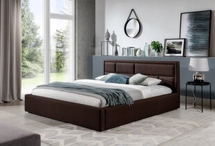 Кровать Latina, 200х200 см, коричневый цвет цена и информация | Кровати | pigu.lt