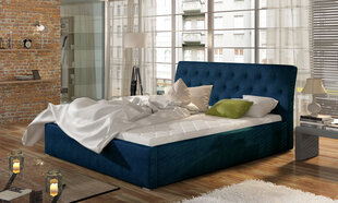 Кровать Eltap Milano, 140x200 см, синего цвета цена и информация | Кровати | pigu.lt