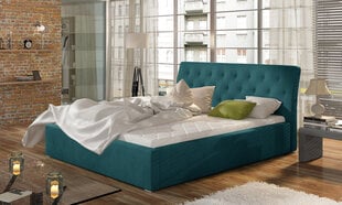 Кровать Eltap Milano, 160x200 см, синий цвет цена и информация | Кровати | pigu.lt
