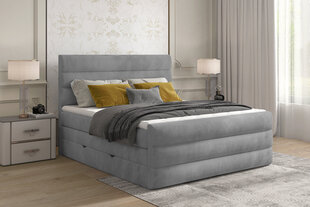 Кровать  Cande, 160x200 см, серый цвет цена и информация | Кровати | pigu.lt