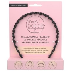 Lankelis plaukams Invisibobble Hairhalo True Dark Sparkle, juodas kaina ir informacija | Plaukų aksesuarai | pigu.lt