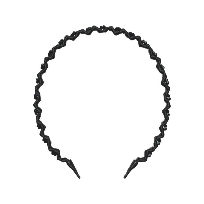 Lankelis plaukams Invisibobble Hairhalo True Dark Sparkle, juodas цена и информация | Plaukų aksesuarai | pigu.lt