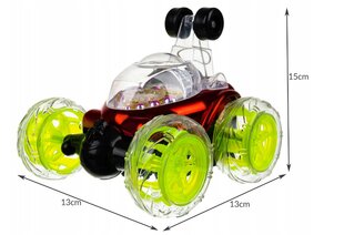 Akrobatinis automobilis Crazy Twister, raudonas kaina ir informacija | Žaislai berniukams | pigu.lt