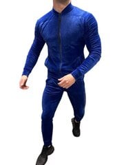 Laisvalaikio kostiumas vyrams, mėlynas kaina ir informacija | Vyriški kostiumai | pigu.lt