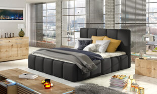 Кровать  Edvige, 180х200 см, черный цвет цена и информация | Кровати | pigu.lt
