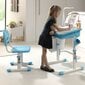 2-ių dalių augančio vaikiško rašomojo stalo komplektas Vipack Comfortline 301, mėlynas/baltas kaina ir informacija | Kompiuteriniai, rašomieji stalai | pigu.lt