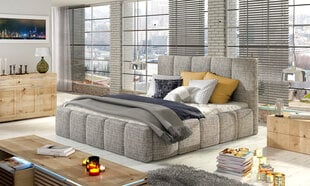 Кровать  Edvige, 180х200 см, серый цвет цена и информация | Кровати | pigu.lt