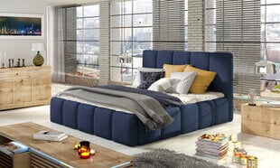 Кровать  Edvige, 180х200 см, синий цвет цена и информация | Кровати | pigu.lt