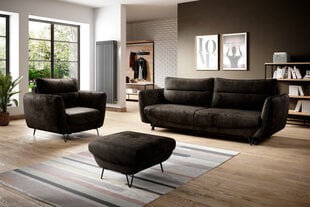 Комплект мягкой мебели из 3 предметов Eltap Silva, коричневый цвет цена и информация | Комплекты мягкой мебели | pigu.lt