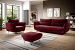 Комплект мягкой мебели из 3-х частей Eltap Silva, фиолетовый цвет