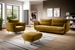 Комплект мягкой мебели из 3-х частей Eltap Silva, желтый цвет