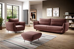Комплект мягкой мебели из 3-х частей Eltap Silva, розовый цвет