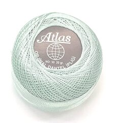 Нитки для вязания Atlas, цвет зеленый 0023A цена и информация | Принадлежности для вязания | pigu.lt