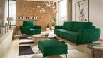 Комплект мягкой мебели Eltap Megis из 3 частей, зеленый цвет