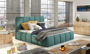 Кровать  Edvige, 140х200 см, зеленый цвет цена и информация | Кровати | pigu.lt