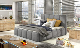 Кровать  Edvige, 160х200 см, серый цвет цена и информация | Кровати | pigu.lt
