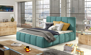 Кровать  Edvige, 140х200 см, зеленый цвет цена и информация | Кровати | pigu.lt
