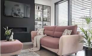 Комплект мягкой мебели из 3-х частей Eltap Silva, розовый цвет цена и информация | Комплекты мягкой мебели | pigu.lt