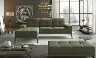 Левый угловой диван и пуфик Eltap Torrense, зеленого цвета цена и информация | Угловые диваны | pigu.lt