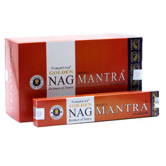 Ароматические палочки Vijayshree Golden Nag Mantra, 15 г цена и информация | Ароматы для дома | pigu.lt