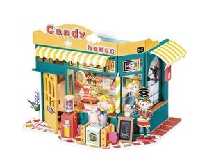 Medinė surenkama miniatiūra Robotime 3D Candy house kaina ir informacija | Konstruktoriai ir kaladėlės | pigu.lt