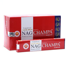 Smilkalų lazdelės Vijayshree Golden Nag Champa, 15 g kaina ir informacija | Namų kvapai | pigu.lt