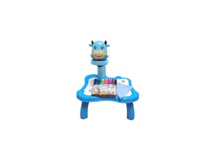 Vaikų projektorius su stalu Projector Painting HS-4850, mėlynas kaina ir informacija | Lavinamieji žaislai | pigu.lt