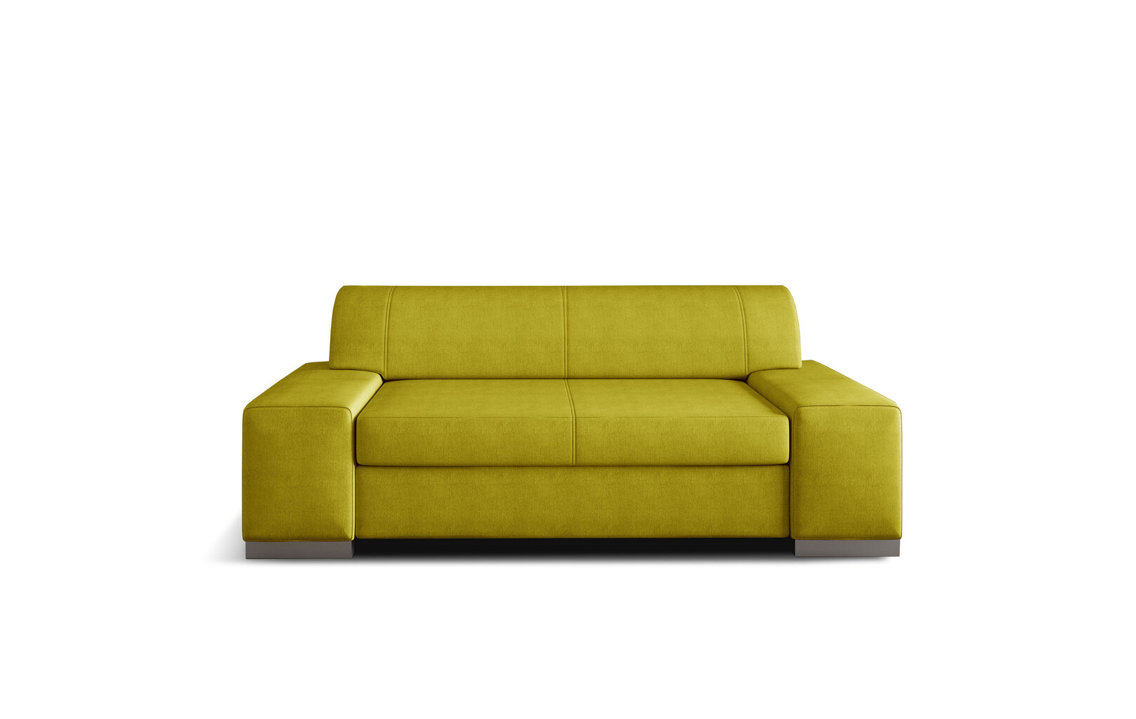 Sofa Porto 2, geltona kaina ir informacija | Sofos | pigu.lt