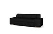 Sofa Porto 3, 210x90x98 cm, juoda kaina ir informacija | Sofos | pigu.lt