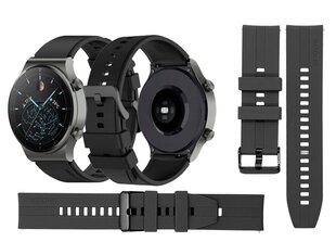 iStrap Watch Band Black kaina ir informacija | Išmaniųjų laikrodžių ir apyrankių priedai | pigu.lt