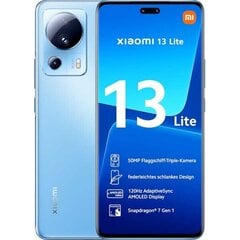 Xiaomi Xiaomi 13 Lite 8/128GB Синий цена и информация | Мобильные телефоны | pigu.lt