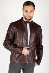 Кожаная куртка Deercraft 37010127DARKBROWN-50 цена и информация | Мужские куртки | pigu.lt