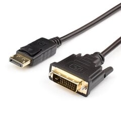 DisplayPort на DVI Кабель 1,8м / DVI-D (Dual Link) цена и информация | Кабели и провода | pigu.lt