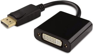 DisplayPort to DVI Adapter 2K@60 / 24+5 pin цена и информация | Адаптеры, USB-разветвители | pigu.lt