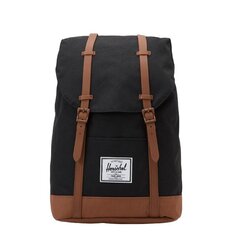 Компьютерный рюкзак Herschel Retreat Black/Saddle 10066-02462-OS цена и информация | Рюкзаки и сумки | pigu.lt