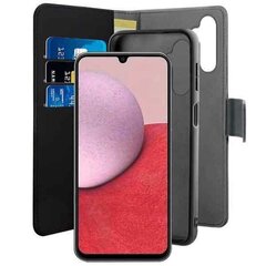 Puro Wallet Detachable Sam S23+ S916 2w1 czarne|black PUSGS23PBOOKC3BLK цена и информация | Чехлы для телефонов | pigu.lt