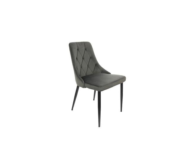 2-ių kėdžių komplektas BRW Alvar, pilka kaina ir informacija | Virtuvės ir valgomojo kėdės | pigu.lt
