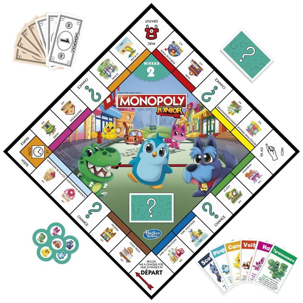 Stalo žaidimas Monopoly Junior, FR kaina ir informacija | Stalo žaidimai, galvosūkiai | pigu.lt