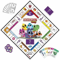 Stalo žaidimas Monopoly Junior, FR kaina ir informacija | Stalo žaidimai, galvosūkiai | pigu.lt