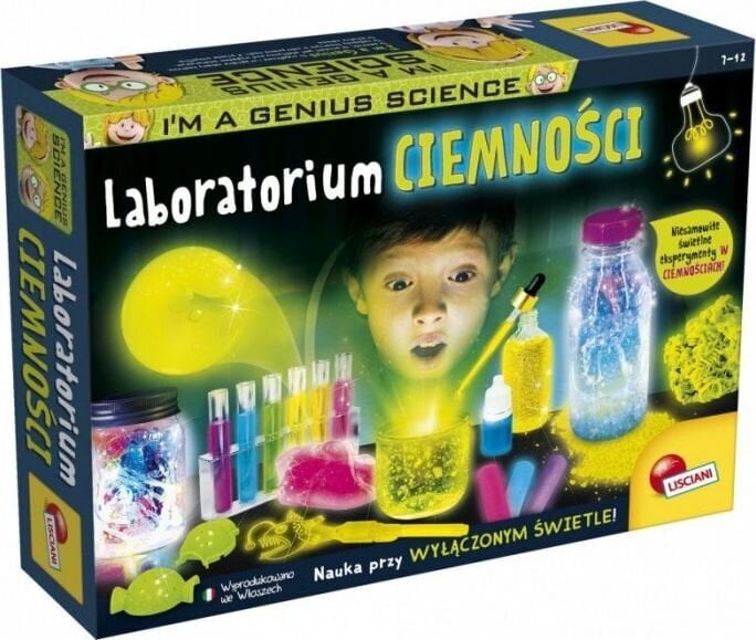 Mokslinis žaidimas Lisciani Im A Genius Science Kit Laboratory of Darkness цена и информация | Lavinamieji žaislai | pigu.lt