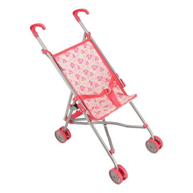Lėlių vežimėlis Baby mix, 49236, rožinis kaina ir informacija | Žaislai mergaitėms | pigu.lt