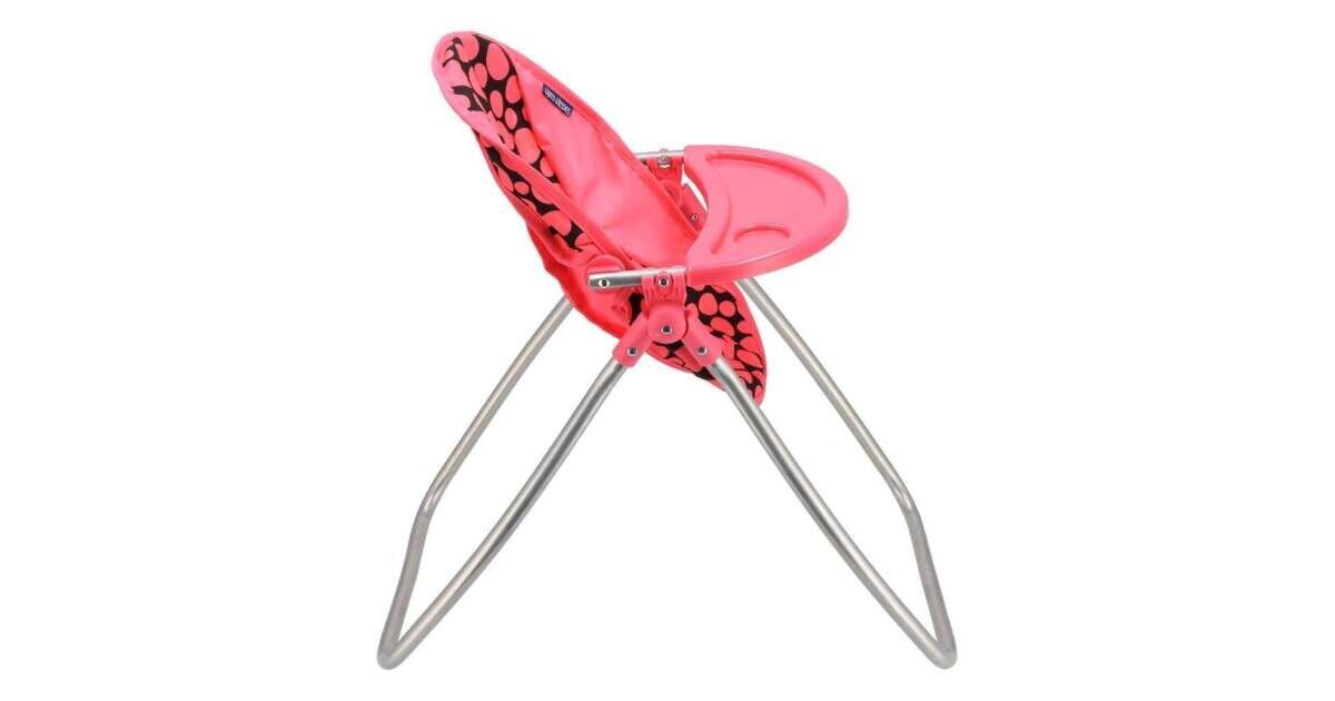 Maitinimo kėdutė lėlėms Playto Isabella 49237, rožinė kaina ir informacija | Žaislai mergaitėms | pigu.lt