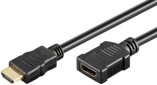 Goobay, HDMI, 50 cm kaina ir informacija | Adapteriai, USB šakotuvai | pigu.lt