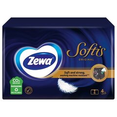 Kabatlakatiņi ZEWA Softis 4-slāņu 6pac. цена и информация | Ватная продукция, влажные салфетки | pigu.lt