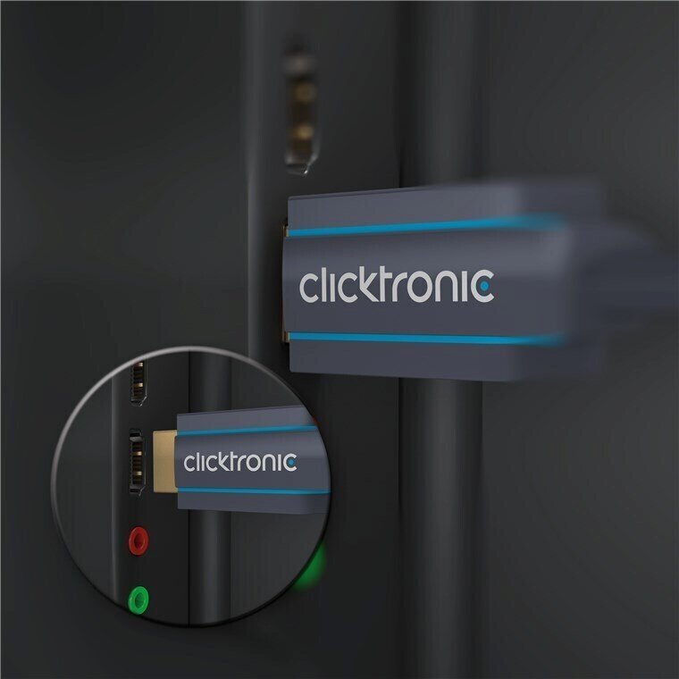 Clicktronic, USB-C/HDMI, 1 m kaina ir informacija | Kabeliai ir laidai | pigu.lt