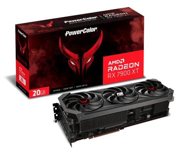 PowerColor Red Devil AMD Radeon RX 7900 XT (RX 7900 XT 20G-E/OC) kaina ir informacija | Vaizdo plokštės (GPU) | pigu.lt