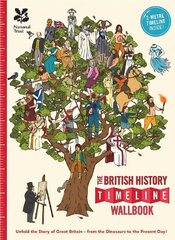 British History Timeline Wallbook: Unfold the Story of Great Britain - from the Dinosaurs to the Present Day! kaina ir informacija | Knygos paaugliams ir jaunimui | pigu.lt