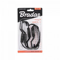 Крюк FLAT BUNGEE CORD сталь 1,8х40см, эластичная резина - 2 шт. цена и информация | Садовые инструменты | pigu.lt