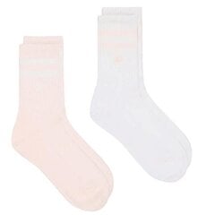 2pk short crew socks champion legacy for women's white u14736kk001 U14736KK001 цена и информация | Женские носки | pigu.lt